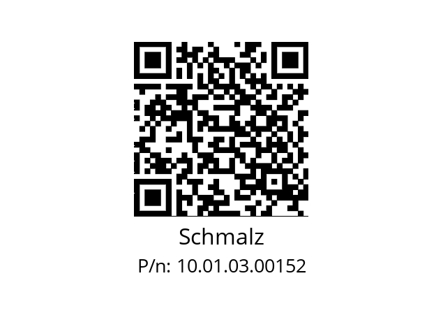   Schmalz 10.01.03.00152