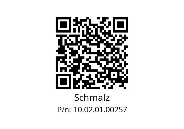   Schmalz 10.02.01.00257