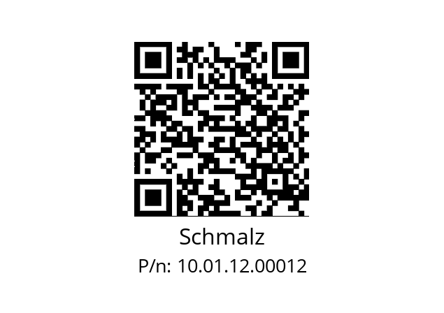   Schmalz 10.01.12.00012