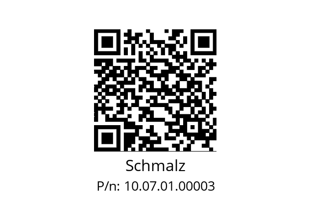   Schmalz 10.07.01.00003