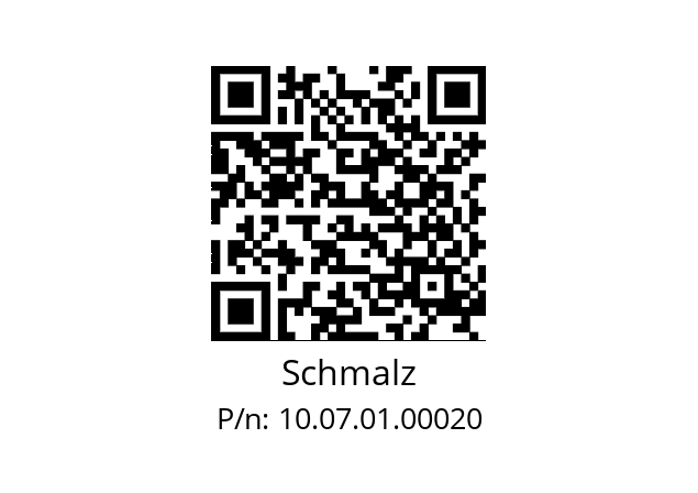   Schmalz 10.07.01.00020