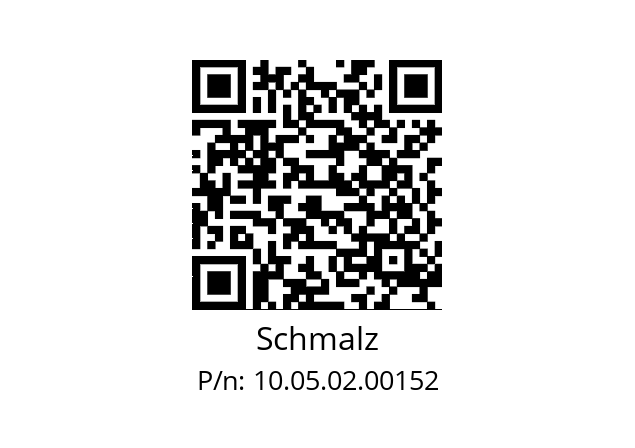   Schmalz 10.05.02.00152