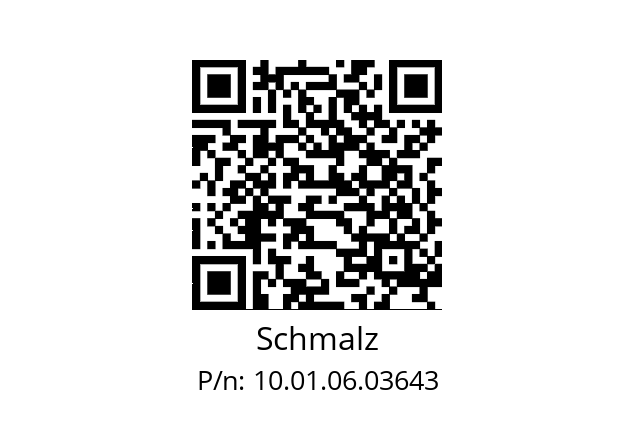   Schmalz 10.01.06.03643