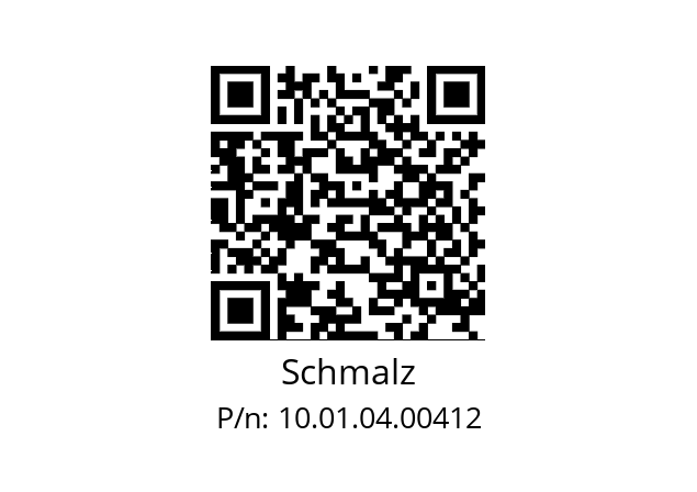   Schmalz 10.01.04.00412