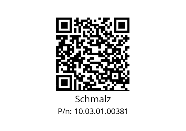   Schmalz 10.03.01.00381