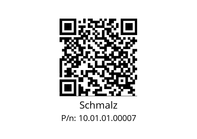   Schmalz 10.01.01.00007