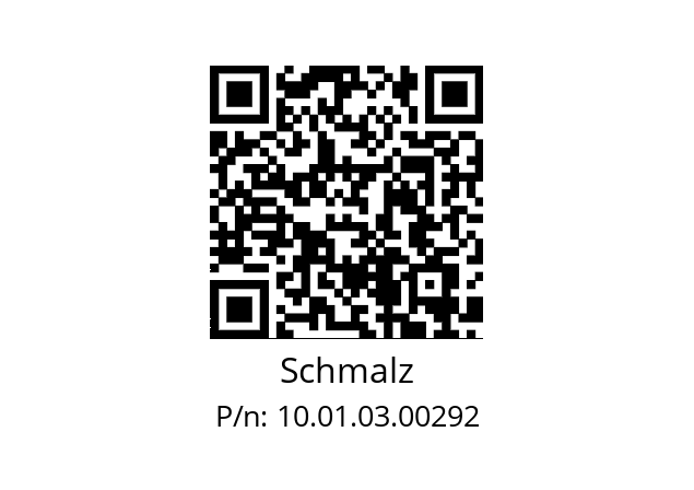   Schmalz 10.01.03.00292