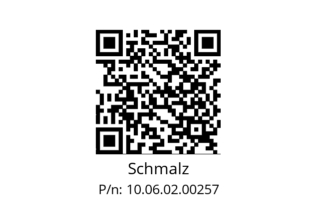   Schmalz 10.06.02.00257