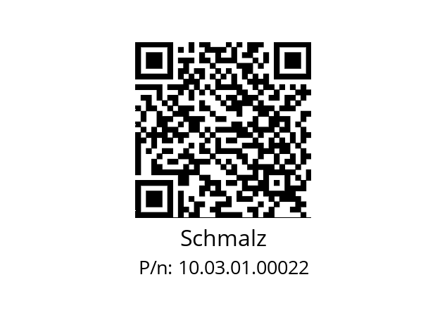   Schmalz 10.03.01.00022