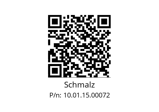   Schmalz 10.01.15.00072