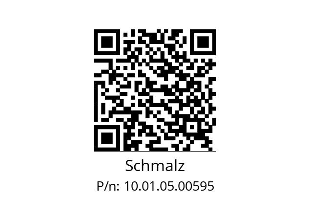   Schmalz 10.01.05.00595