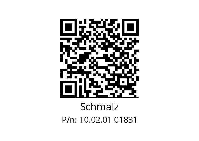   Schmalz 10.02.01.01831