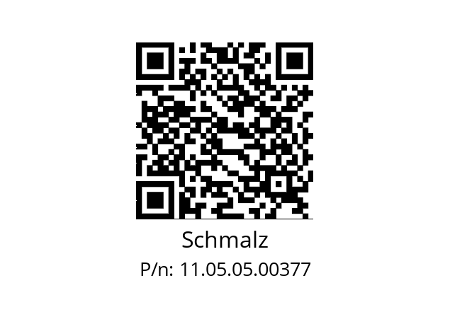   Schmalz 11.05.05.00377