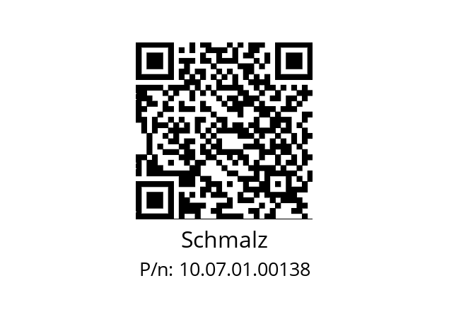   Schmalz 10.07.01.00138