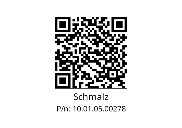   Schmalz 10.01.05.00278