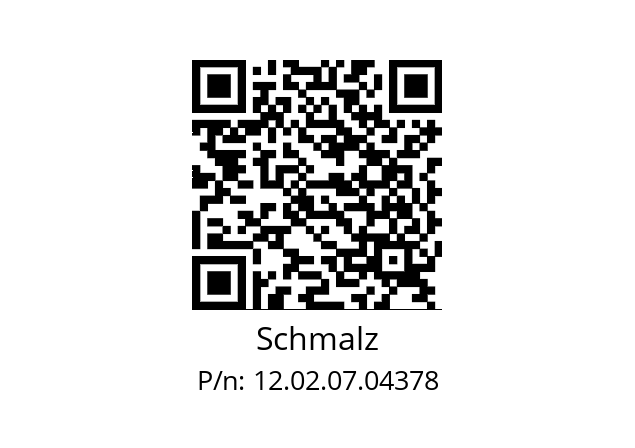   Schmalz 12.02.07.04378