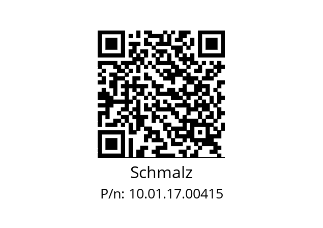   Schmalz 10.01.17.00415