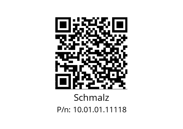   Schmalz 10.01.01.11118