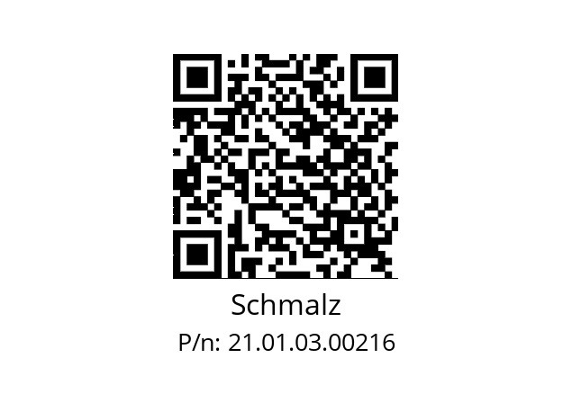   Schmalz 21.01.03.00216