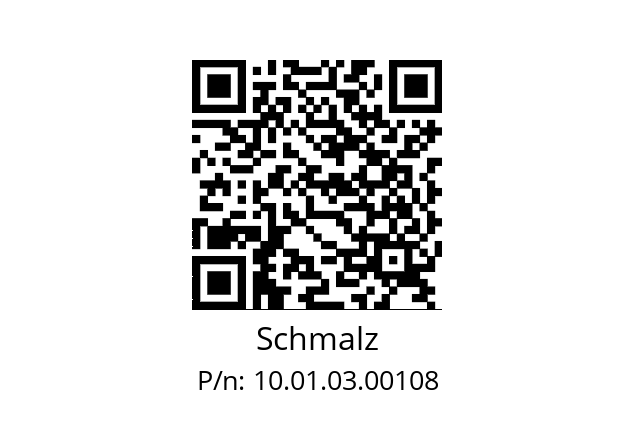   Schmalz 10.01.03.00108