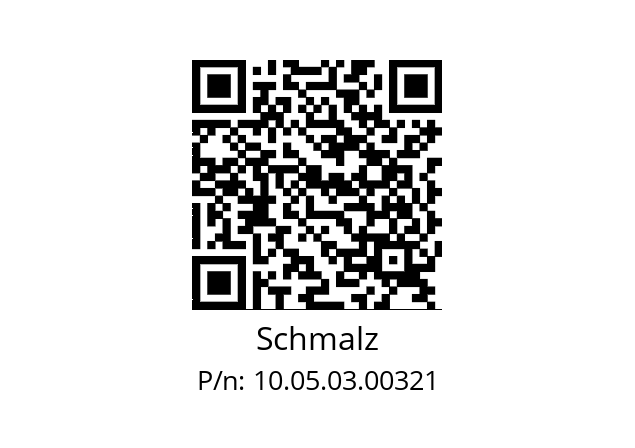   Schmalz 10.05.03.00321