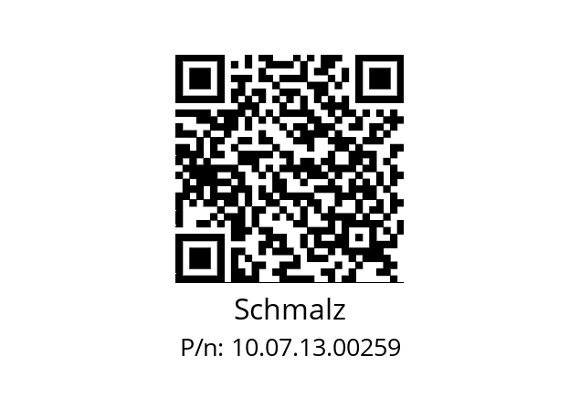   Schmalz 10.07.13.00259