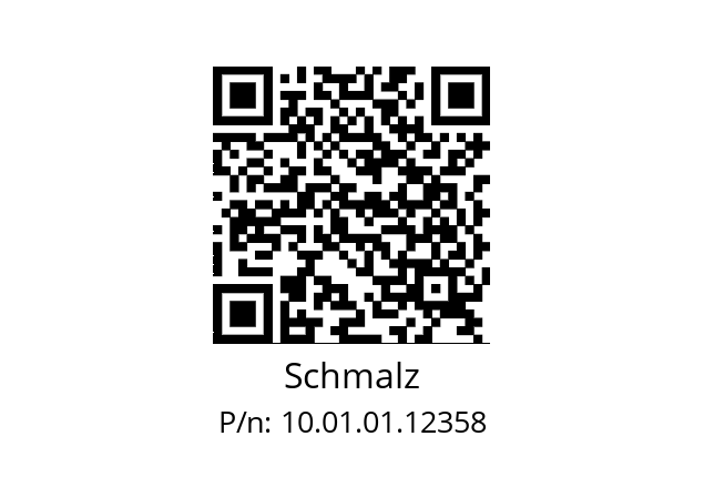   Schmalz 10.01.01.12358