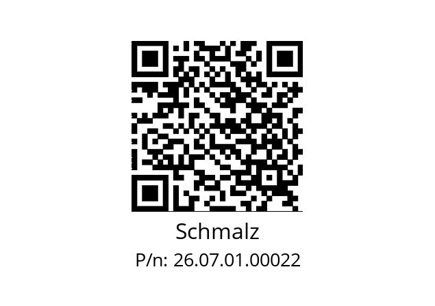   Schmalz 26.07.01.00022