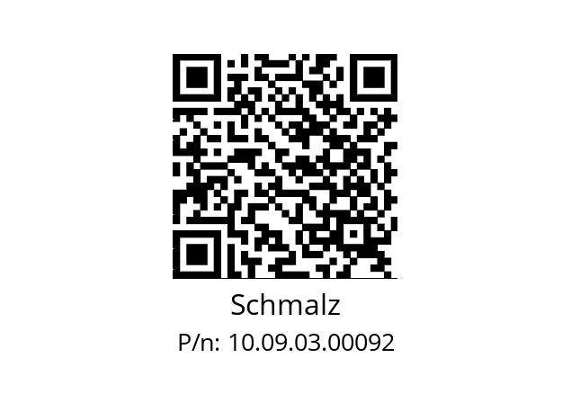   Schmalz 10.09.03.00092