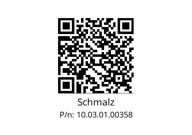   Schmalz 10.03.01.00358