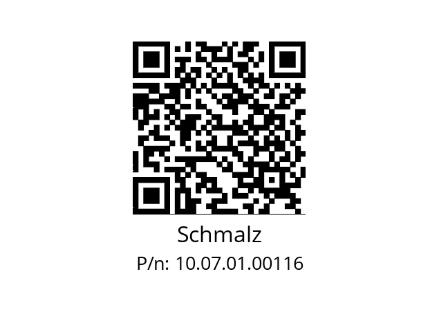   Schmalz 10.07.01.00116