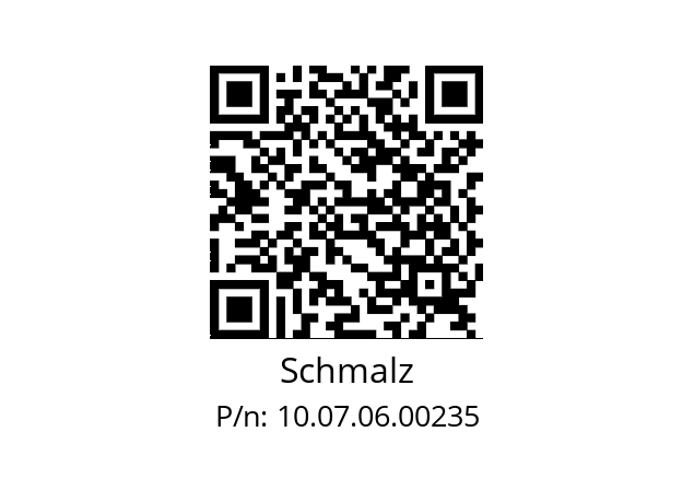   Schmalz 10.07.06.00235