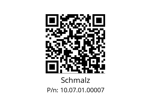   Schmalz 10.07.01.00007