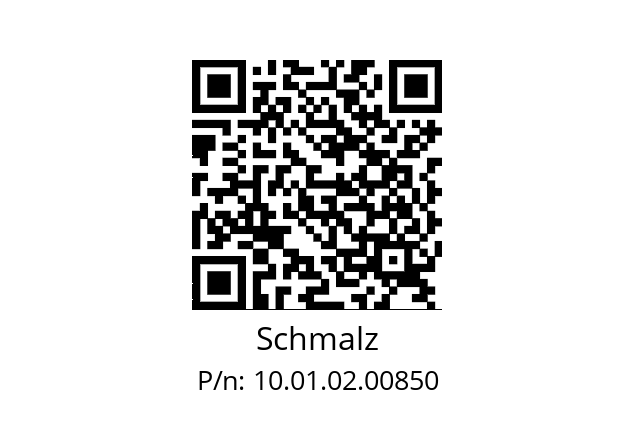   Schmalz 10.01.02.00850