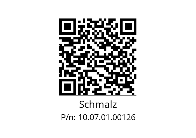   Schmalz 10.07.01.00126