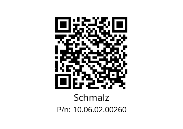   Schmalz 10.06.02.00260