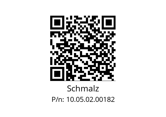   Schmalz 10.05.02.00182