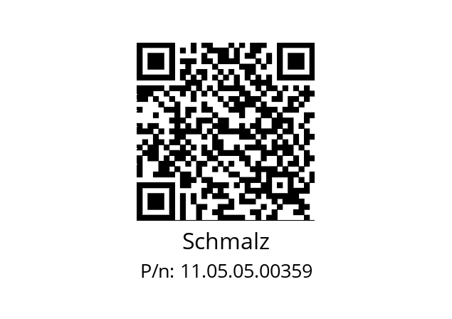   Schmalz 11.05.05.00359