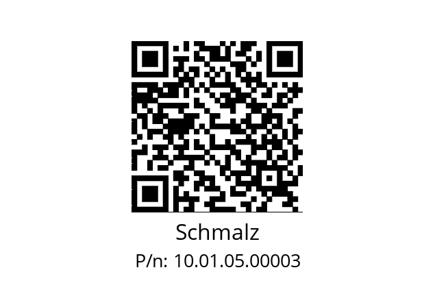   Schmalz 10.01.05.00003