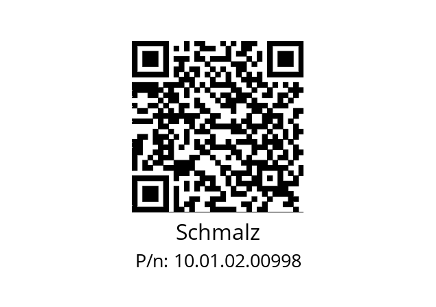   Schmalz 10.01.02.00998