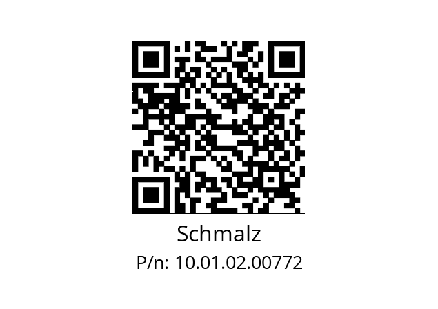   Schmalz 10.01.02.00772