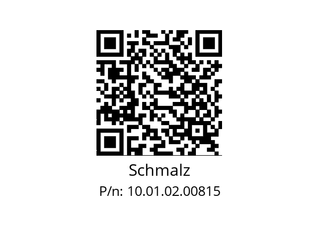   Schmalz 10.01.02.00815