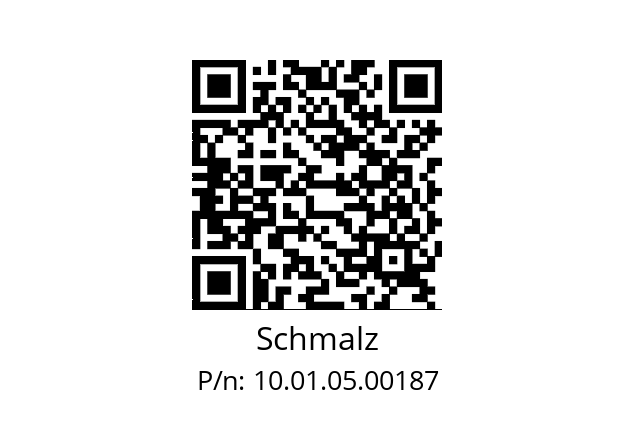   Schmalz 10.01.05.00187