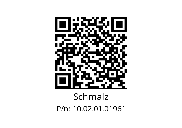   Schmalz 10.02.01.01961