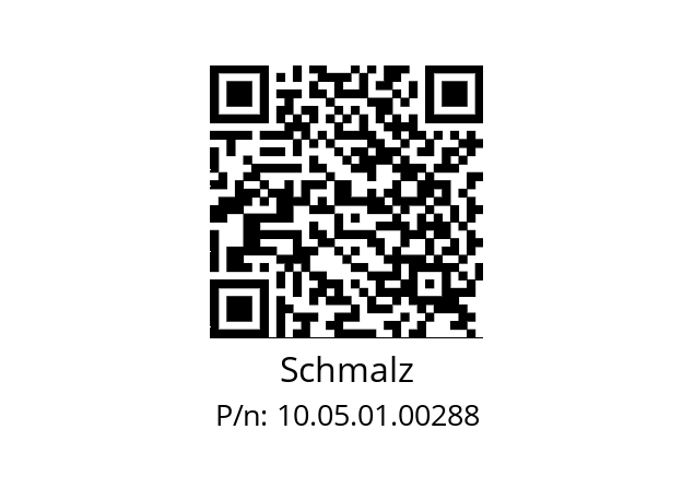   Schmalz 10.05.01.00288