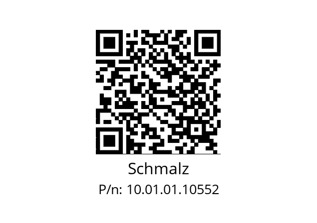   Schmalz 10.01.01.10552