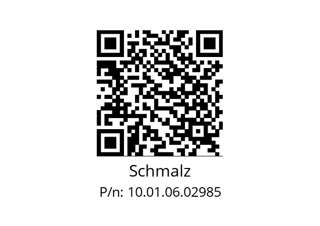   Schmalz 10.01.06.02985