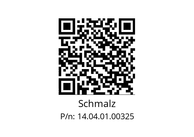   Schmalz 14.04.01.00325