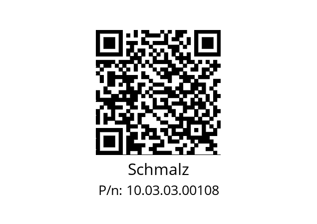   Schmalz 10.03.03.00108