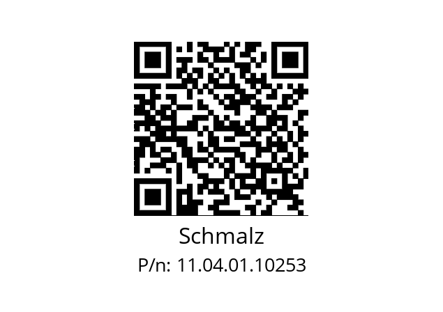   Schmalz 11.04.01.10253